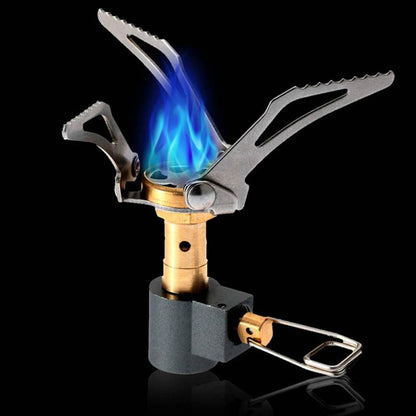 Folding Mini Camping Gas Stove Survival Cooker